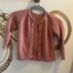 Rose Kids Button-Up Cardigan